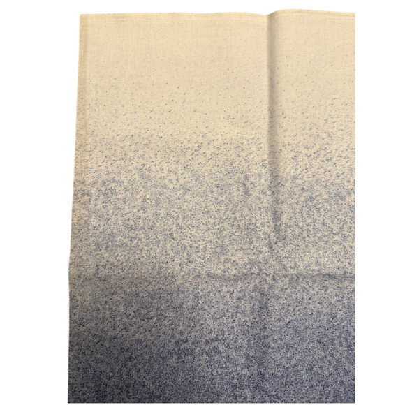 Ombre Fabric White to Blue Gradient Dots Hi Fashion 44" x 70" Cotton 1.88 Yards - Picture 2 of 9